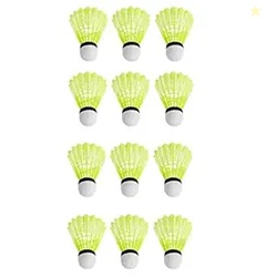 Haarlosy Facto Power (Pack of 5) Badminton Shuttle Cock, Green Color,