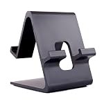Mobile Stand for Table, Dual Sided Mobile Holder/Stand Desktop Universal Hard Plastic Mobile Holder (Black) (1)
