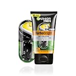 Garnier Men, Face Wash, Brightening & Anti-Pollution, TurboBright Double Action, 155 g