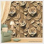PAPER PLANE DESIGN Self Adhesive Wallpaper Floral Theme Matte Finish (10 Square Ft.)