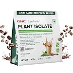 GNC Plant Protein Isolate Powder | 25g Protein Complete Amino Acid Profile with PDCAAS 1 Score | DigeZymeÂ® Enzymes | Vegan, Soy-Free, Lactose-Free, Gluten-Free | No Added Sugar | Easy Digestion, Delicious & Non-Chalky | Coffee, 2lbs