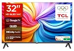 TCL 80 cms (32 inches) HD Ready Smart QLED Google TV | Dolby Audio | HDR 10 | Metallic Bezel-Less | Multiple Viewing Mode | 32V4C