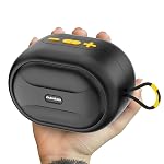 Dubstep Pop 1210 Portable Bluetooth Speaker | 12W Loud Sound, Deep Bass with XBASS, 16 Hrs Playtime, TWS Stereo Pairing, 52mm Driver, Splash-Resistant, Carry Strap (Black)