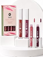 Noy Lipsticks For Women Waterproof Lightweight Matte Formula for a Comfortable Wear – Cherry Nude, Nude Pink, Tan Nude, Purple Wine Shades Pack of 4