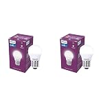 PHILIPS 2.8W LED Frosted Candle Bulb | Warm White 3000K | E27 Base | Energy Efficient Decorative LED Light | Long Life & Instant Brightness | Pack of 2