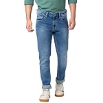Spykar Men’s Slim Fit Low Rise Casual Jeans