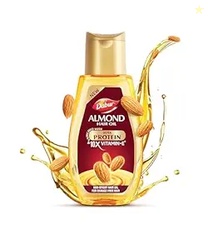 Dabur Almond Hair Oil - 500ml | Provides Damage Protection | Non Stick
