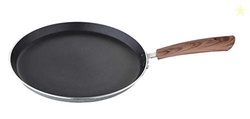 BERGNER Alpine Forged Aluminium Non-Stick Flat Tawa, 26 cm, Induction