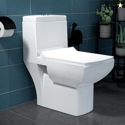 Plantex Commode for Toilet/Rim Ceramic Western Commode/Washdown Flush