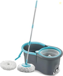 3D METRO SUPER STORE Gamma with 360 Spinner 2 Microfiber heads & Twin