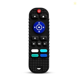 BPA Free Silicone Remote Shape Teether For Growing Babies, Pack of 1 B