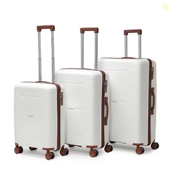 VLITE Columbia Set of 3 (S+M+L) Lightweight Polypropylene Suitcase | A