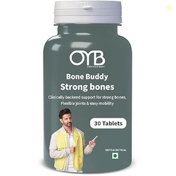 OYB Bone Buddy Tablets with Vitamin D3, C, E, Collagen & Magnesium  Bo