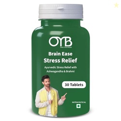 OYB Brain Ease  Stress Relief & Mind Wellness Supplement with Ashwagan