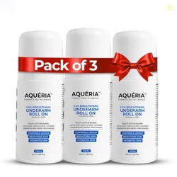 Aqueria Pack of 3 Underarm Brightening Roll-On for Men & Women | Lacti