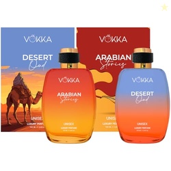 Vokka Desert Oud & Arabian Stories 200 ml | Pack of 2 x 100ml Arabic U