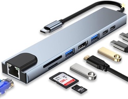 Sigmatech Multiport Extension Hub Adapter with 4K HDMI ,USB C HUB Mult