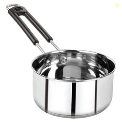 AADHIK Stainless Steel Sauce Pan, Tea Pan, Milk Pan Heavy Guage 1.5 Li