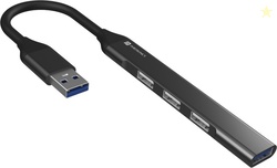 Portronics Mport 31 USB Hub (4-in-1) Multiport Adapter with 1 x USB 3.
