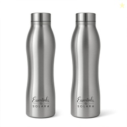 Solara Stainless Steel Water Bottle, Water Bottle 1 Liter for kids, Fr