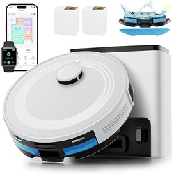 Lefant M2 Plus Robot Vacuum and Mop,Self Empty Station,6000Pa Suction