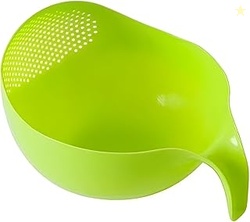 Plastic Rice Washing Filter Strainer Basket Colander Sieve Fruit Veget