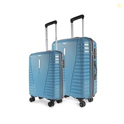 Aristocrat Airpro Set of 2 (Cabin+Medium) Trolley Bags, Teal Blue | 8-