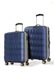 Aristocrat Comet Blue Set of 2 Small & Medium Hard 56 & 66cm Trolley B
