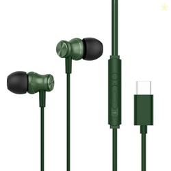 HAMMER Nova in Ear C Type Earphones Wired with Mic,13mm Driver, in-lin