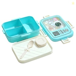 Craze Space Theme Kids Lunch Box with 3 Compartment, 1 Separate Intern