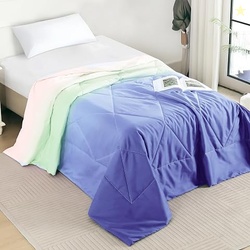 Ac Comforter Single Bed Ombre with Satin Finish 240 GSM - Reversible A
