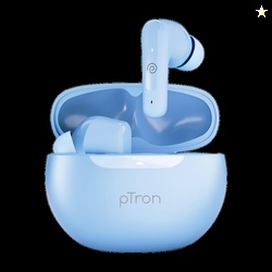 PTron Bassbuds Vibe w/ 34hrs Playtime, Mobile App, Clear Calls, 13mm D