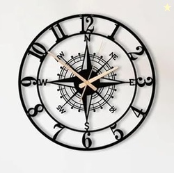 Home Decoration European Peacock Analog Wall Clock Crystal Luxury Livi