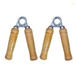 Body Maxx Wooden Power Hand Gripper 2 Pc