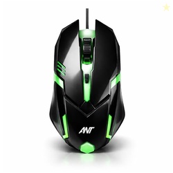 Ant Globe 12 Wired Optical Gaming Mouse - 2400 DPI High-Precision Sens