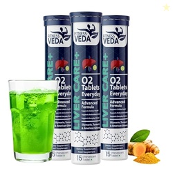 Fitness Veda Liver Detox Effervescent- Pack of 3 (15x3) | Fatty Liver