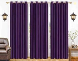 Galaxy Home Decor Solid Plain Curtains for Window 5 Feet, Pack of 3, P