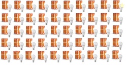 2.9W B22 LED Cool White Bulb, Pack of 50