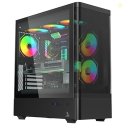 TAG Gamerz Aurora-M Mid-Tower Gaming Cabinet ATX/M-ATX/ITX | 6 Pre-Ins