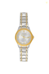 Men's Chronograph Watch, Stainless Steel Case, Analog Display, Gold, R
