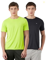 Amazon Brand - Symbol Men's Solid Active Regular Fit Sports T-Shirt |