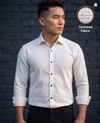 jccloathingmart men regular fit striped spread collar party shirt