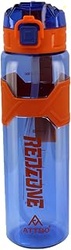 ATTRO Plastic Squad Sports 1000Ml Water Bottle with Flip Top Lid, Hand