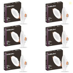 Bajaj Polycarbonate Ivora Compact Downlight 3-in-1 Colour | 5W LED Dow