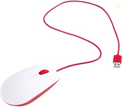 Official Raspberry Pi Mouse | Optical USB Mouse, 3-Button Design, Comf