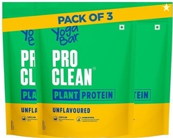 Yogabar Plant Protein Unflavoured | 28g per scoop | Clean protein Plan
