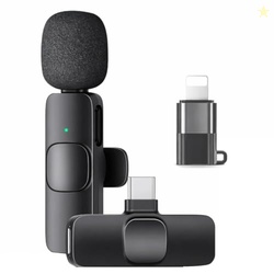 Kratos KMW01 Wireless Mic, Mic Wireless for YouTube & Video Recording,
