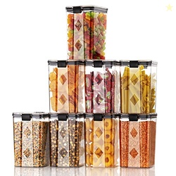 GOLWYN Air Tight Containers For Kitchen Storage Set, Bpa Container For