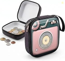 Multipurpose Coin Pouch for Men & Women, Compact Coin Organiser, Cash