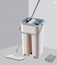 STELLIX Moppers for Cleaning Floor| Mop Bucket for Home & Kitchen| Fla